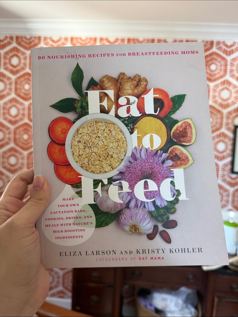 Eat to Feed Cookbook — White & Pink Cover